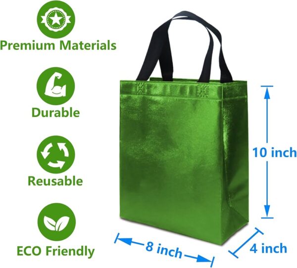 Unisex Metallic Laminated Shopping Bag | Carry Bag For Return Gifts - Image 6